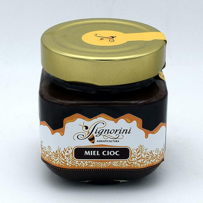Miele di Acacia e Pasta di Cioccolato - barattolo 250 gr. - Miele Aromatizzato al Cioccolato