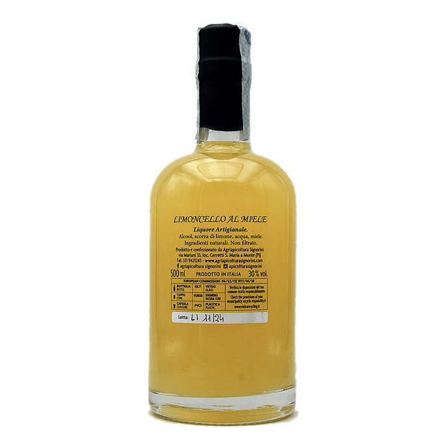 Limoncello al Miele - Bottiglia 500ml