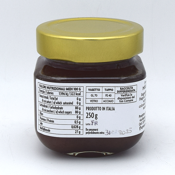 Miele Aromatizzato - Miele di Acacia e Fragola  - barattolo 250 gr
